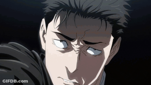 Close Up Of Man In Dark Room GIF