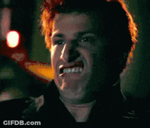 Close Up Of Man Making Face With Mouth Open GIF
