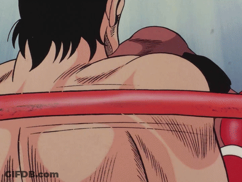 Close Up Of Man's Back With Red Ring GIF