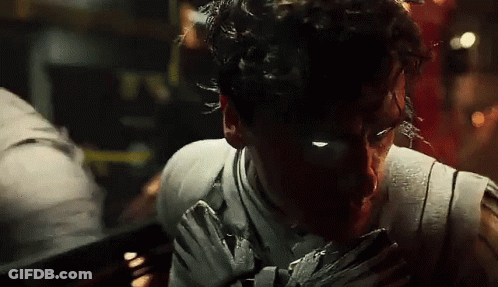Close Up Of Man's Bloodied Face GIF