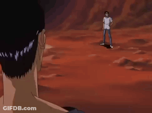 Close Up Of Man's Cartoon Face GIF