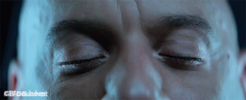 Close-Up Of Man's Eyes #Bloodshot GIF