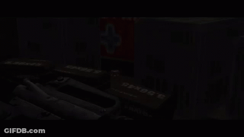 Close Up Of Man's Eyes With Building GIF