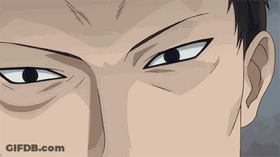 Close Up Of Man's Eyes With Shadow GIF