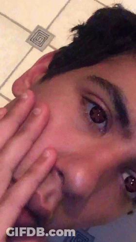 Close Up Of Man's Face GIF