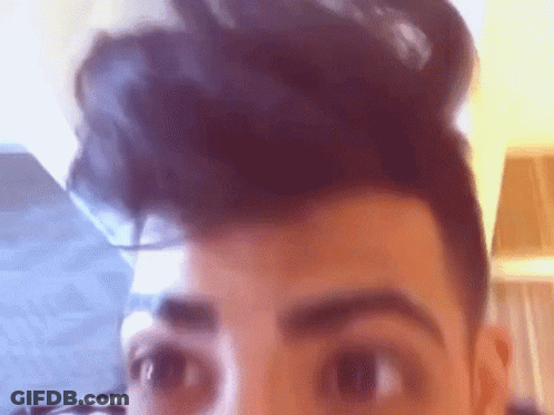 Close Up Of Man's Face And Eyes GIF