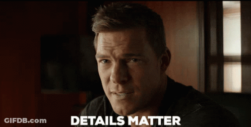 Close Up Of Man's Face Details Matter GIF