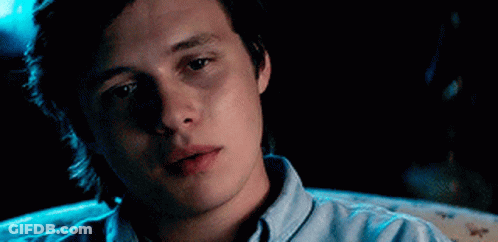 Close Up Of Man's Face In Dark GIF