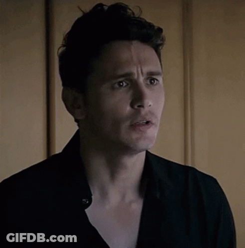 Close Up Of Man's Face Surprised GIF