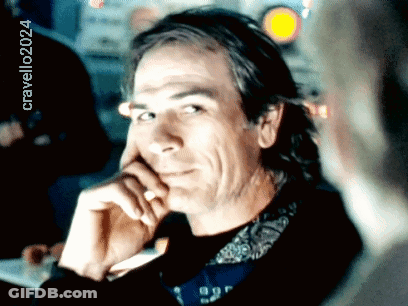 Close Up Of Man's Face With 2024 GIF