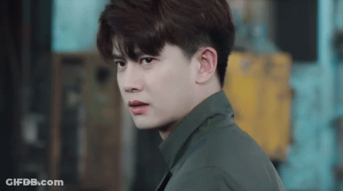 Close Up Of Man's Face With A GIF