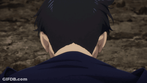 Close Up Of Man's Face With Blue Eye GIF
