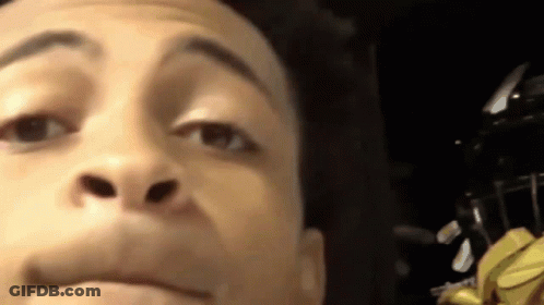 Close Up Of Man's Face With Blurred Background GIF