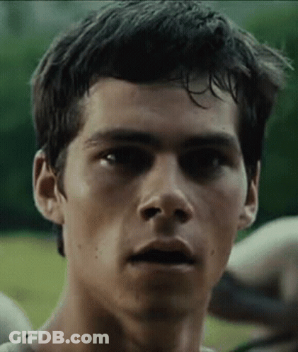 Close Up Of Man's Face With Blurred Background GIF