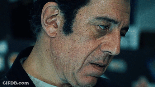 Close Up Of Man's Face With Blurry Background GIF
