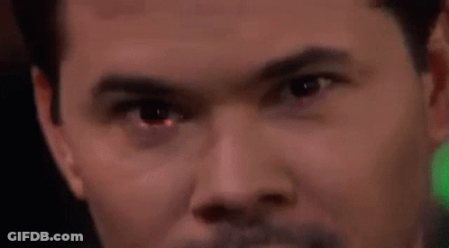 Close Up Of Man's Face With Blurry Background GIF