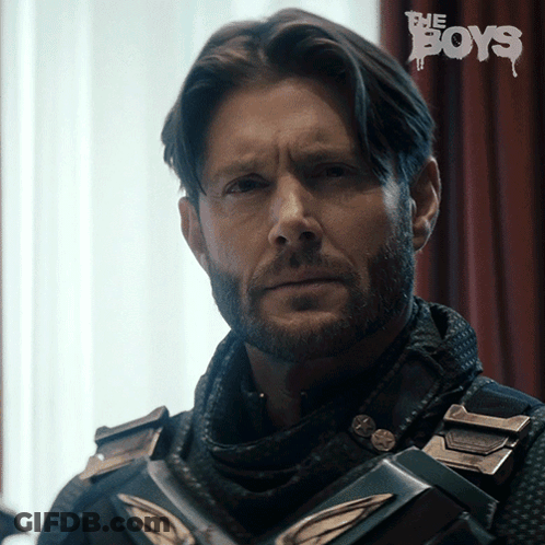Close Up Of Man's Face With Boys Text GIF