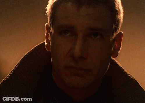 Close Up Of Man's Face With Collar GIF
