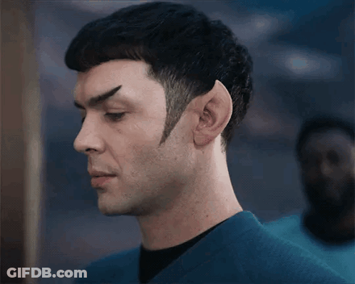 Close Up Of Man's Face With Fringe GIF