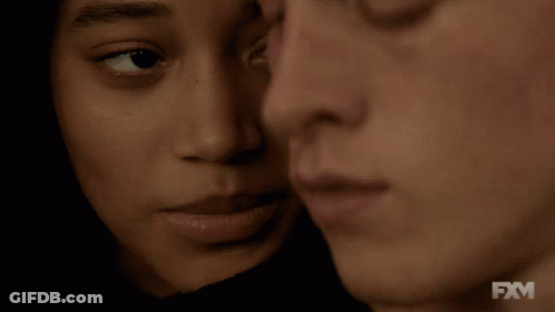 Close Up Of Man's Face With FXM GIF