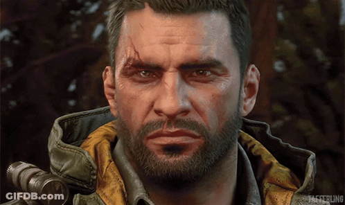 Close Up Of Man's Face With Jaffeeling GIF