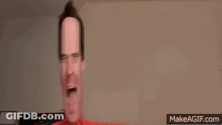 Close Up Of Man's Face With Makeagif.com GIF