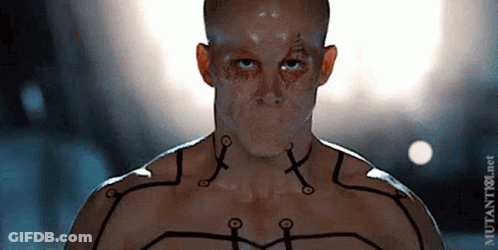 Close Up Of Man's Face With Mutantgirl.net GIF