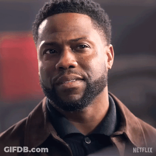 Close Up Of Man's Face With Netflix Logo GIF