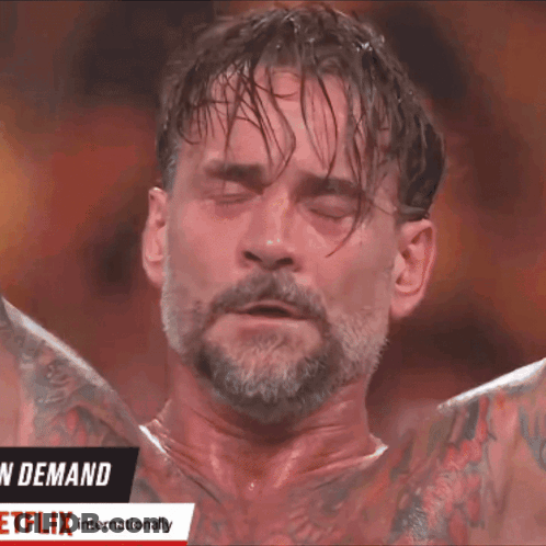 Close Up Of Man's Face With Netflix Logo GIF