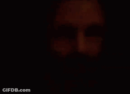 Close Up Of Man's Face With Qua GIF