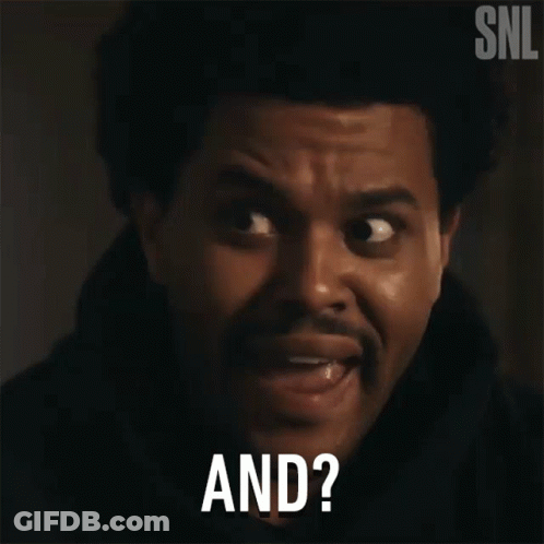 Close Up Of Man's Face With Question Marks GIF