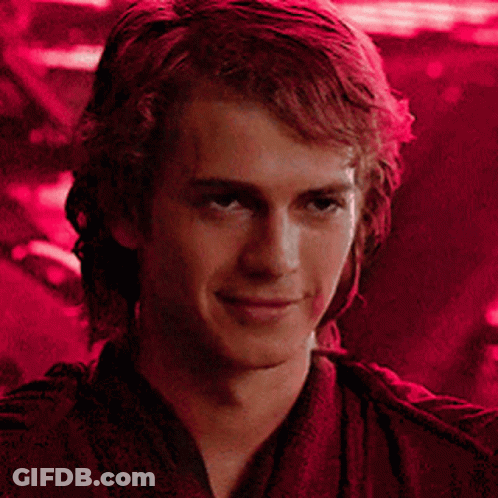Close Up Of Man's Face With Red Background GIF