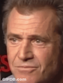 Close Up Of Man's Face With Red S GIF