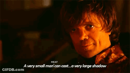 Close Up Of Man's Face With Shadow Quote GIF