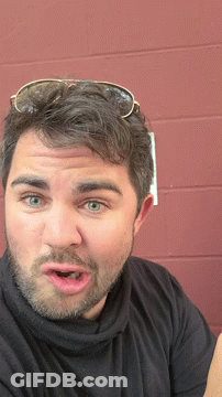 Close Up Of Man's Face With Sunglasses GIF