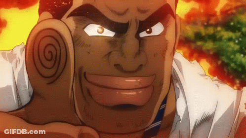 Close Up Of Man's Face With Swirl GIF