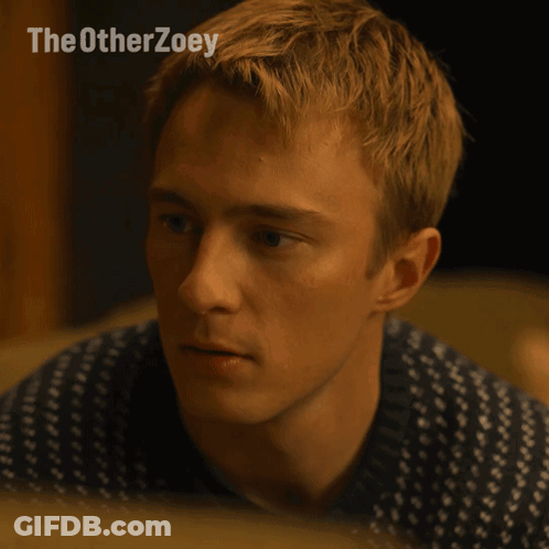 Close Up Of Man's Face With The Other Zoey GIF