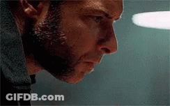 Close Up Of Man's Face With Towel GIF