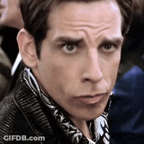 Close Up Of Man's Face With Wrinkle GIF