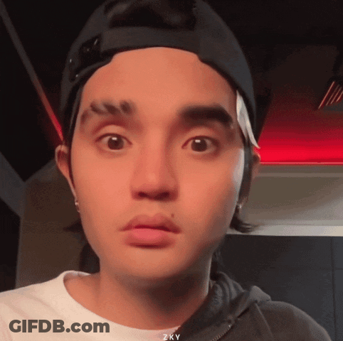 Close Up Of Man's Face With Zky GIF