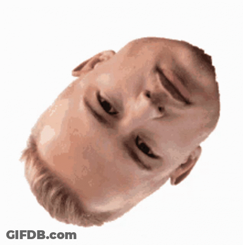 Close Up Of Man's Head GIF