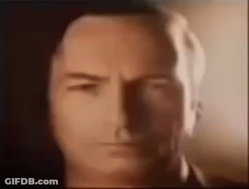 Close Up Of Man's Serious Face GIF