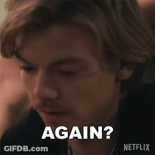 Close Up Of Man Saying Again GIF