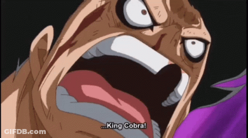 Close Up Of Man Saying King Cobra GIF