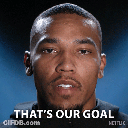 Close Up Of Man Saying That's Our Goal GIF