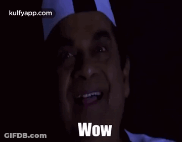 Close Up Of Man Saying Wow GIF