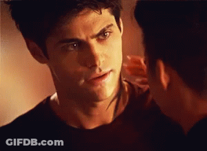 Close-Up Of Man Touching Another Man's Face GIF