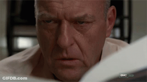 Close Up Of Man With A.M.C. Behind Him GIF