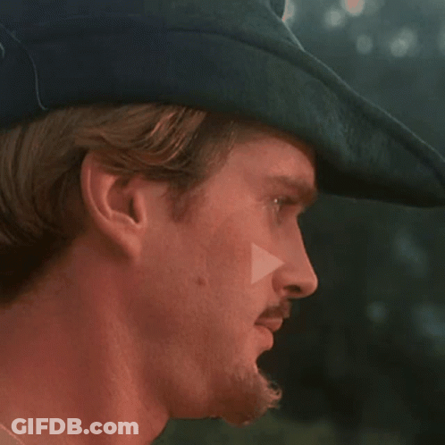 Close Up Of Man With Beard And Hat GIF