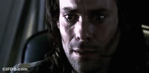 Close Up Of Man With Beard And Long Hair GIF